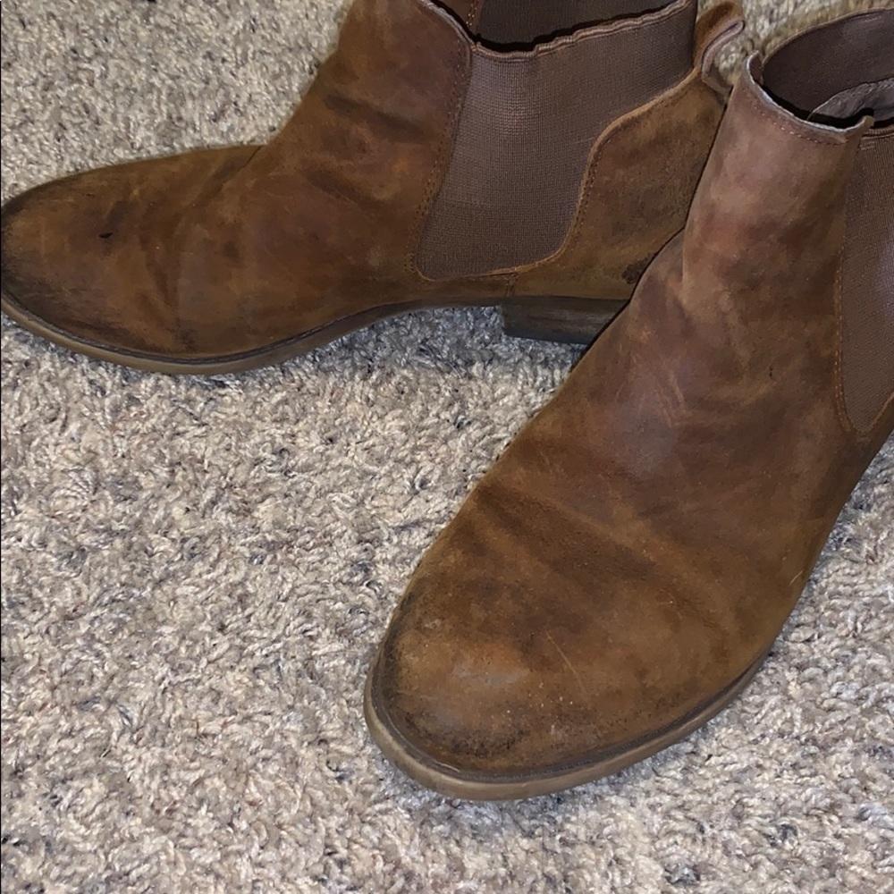Franco Sarto brown booties